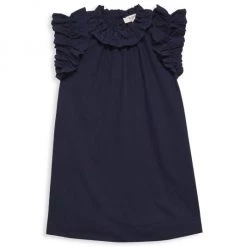 Sea Little Girl's & Girl's Heidi Heart Quilt Dress For Kids Navy