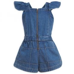 Sea Little Girl's & Girl's Dagmar Denim Romper For Kids