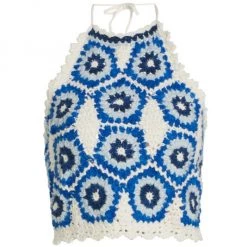 Sea Hayden Merino-Wool-Blend Crochet Tank