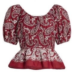 Sea Theodora Paisley Cotton Blouse