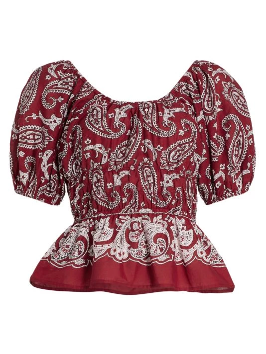 Sea Theodora Paisley Cotton Blouse 3 Sea Theodora Paisley Cotton Blouse