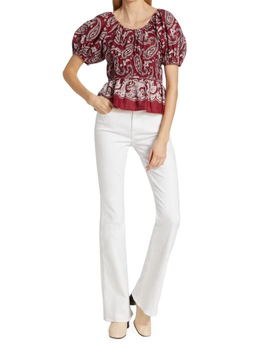 Sea Theodora Paisley Cotton Blouse 4 Sea Theodora Paisley Cotton Blouse - Image 2