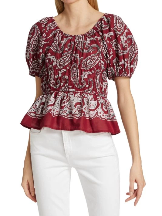 Sea Theodora Paisley Cotton Blouse 5 Sea Theodora Paisley Cotton Blouse - Image 3