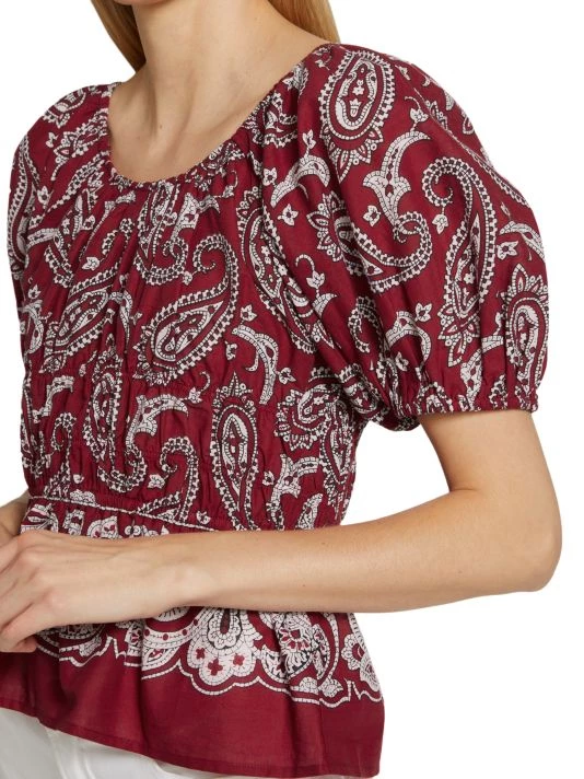 Sea Theodora Paisley Cotton Blouse 8 Sea Theodora Paisley Cotton Blouse - Image 6