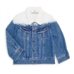 Sea Little Girl's & Girl's Dip-Dye Denim Jacket For Kids